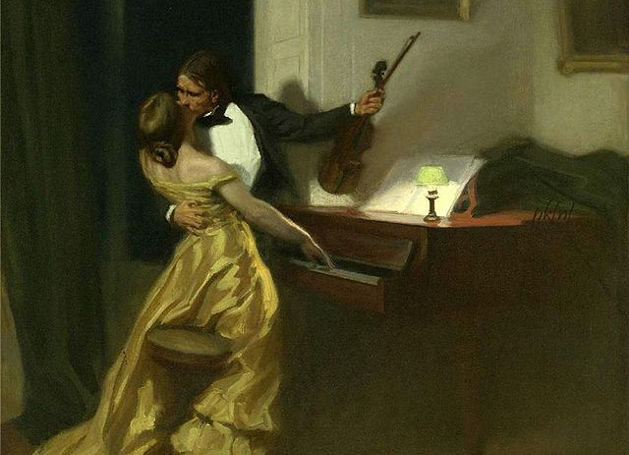 <em>Η Σονάτα του Κρόιτσερ</em>, πίνακας του Ρενέ Φρανσουά Ξαβιέ Πρινέ