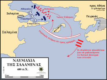 Η Ναυμαχία της Σαλαμίνας (22 ή 28/29 Σεπτεμβρίου του 480 π.Χ.) 