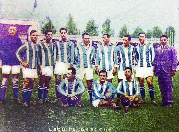 Η Εθνική Ελλάδος στους Ολυμπιακούς Αγώνες της Αμβέρσας, το 1920.