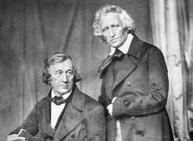 Αποτέλεσμα εικόνας για Οι αδελφοί Γιάκομπ (Jacob Ludwig Carl Grimm) και Βίλχελμ Καρλ Γκριμ (Wilhelm Carl Grimm)