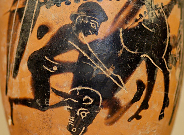 Λεπτομέρεια από αττική λήκυθο, 480 - 470 π.Χ.
