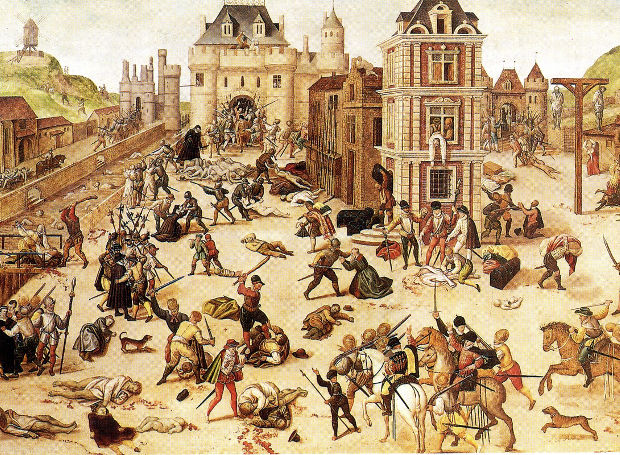 Η σφαγή του Αγίου Βαρθολομαίου, πίνακας του Φρανσουά Ντιμπουά