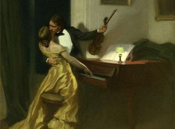 «Η Σονάτα του Κρόιτσερ», πίνακας του Ρενέ Φρανσουά Ξαβιέ Πρινέ
