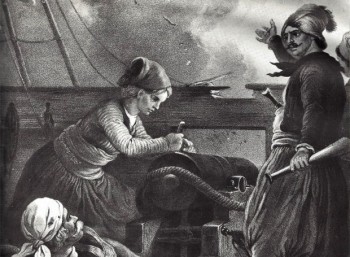 Ο Γεώργιος Σαχτούρης στη ναυμαχία της Σάμου (πίνακας του Πέτερ φον Χες)
